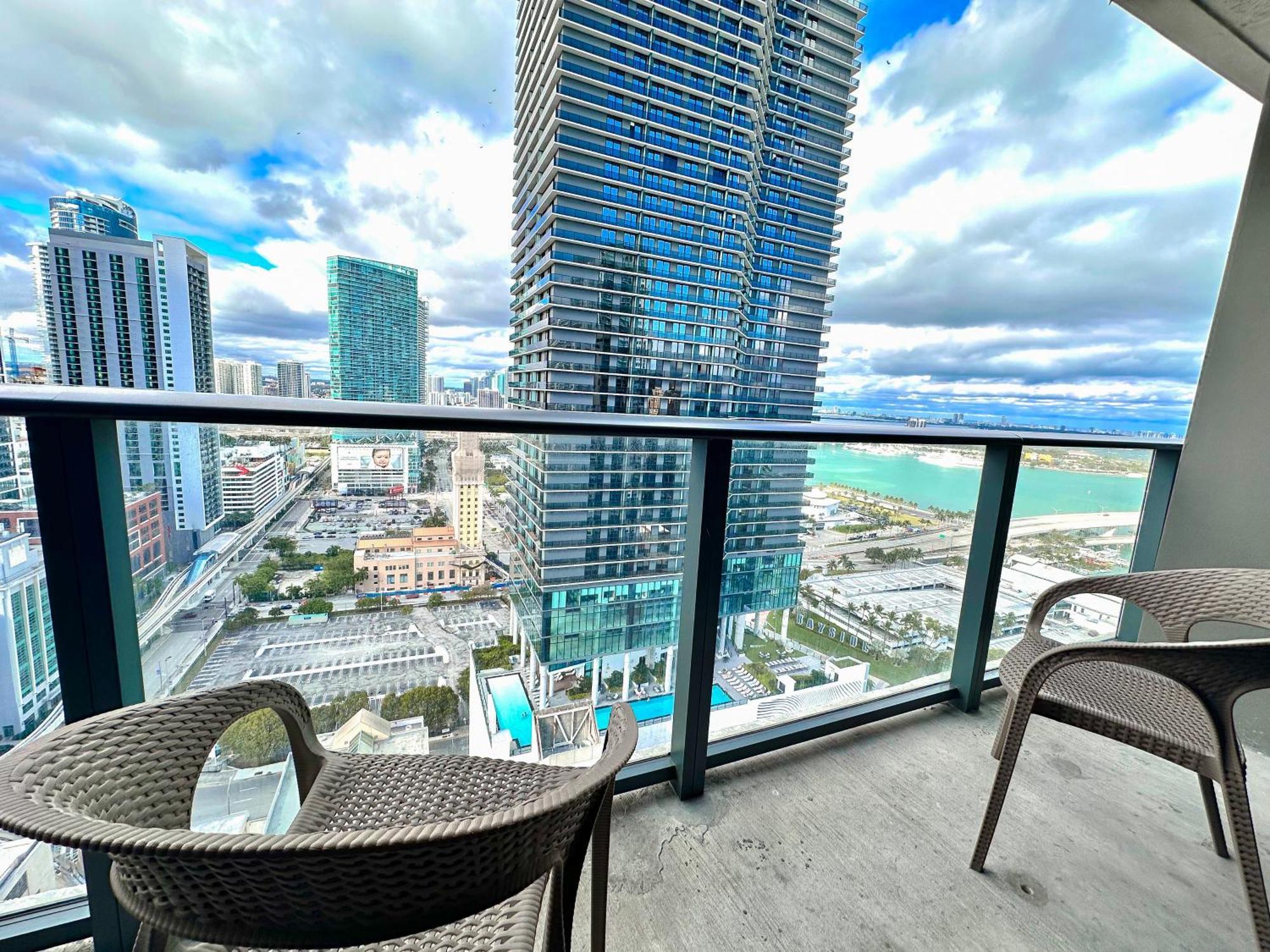 Апартаменты Luxury Loft - Free Parking - Ocean View - Brickell Downtown Майами Экстерьер фото