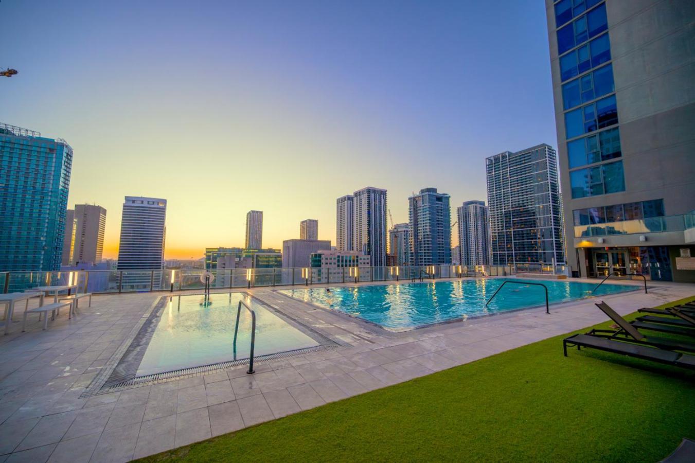 Апартаменты Luxury Loft - Free Parking - Ocean View - Brickell Downtown Майами Экстерьер фото
