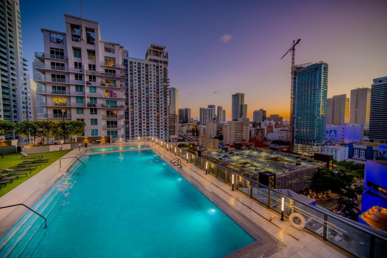Апартаменты Luxury Loft - Free Parking - Ocean View - Brickell Downtown Майами Экстерьер фото