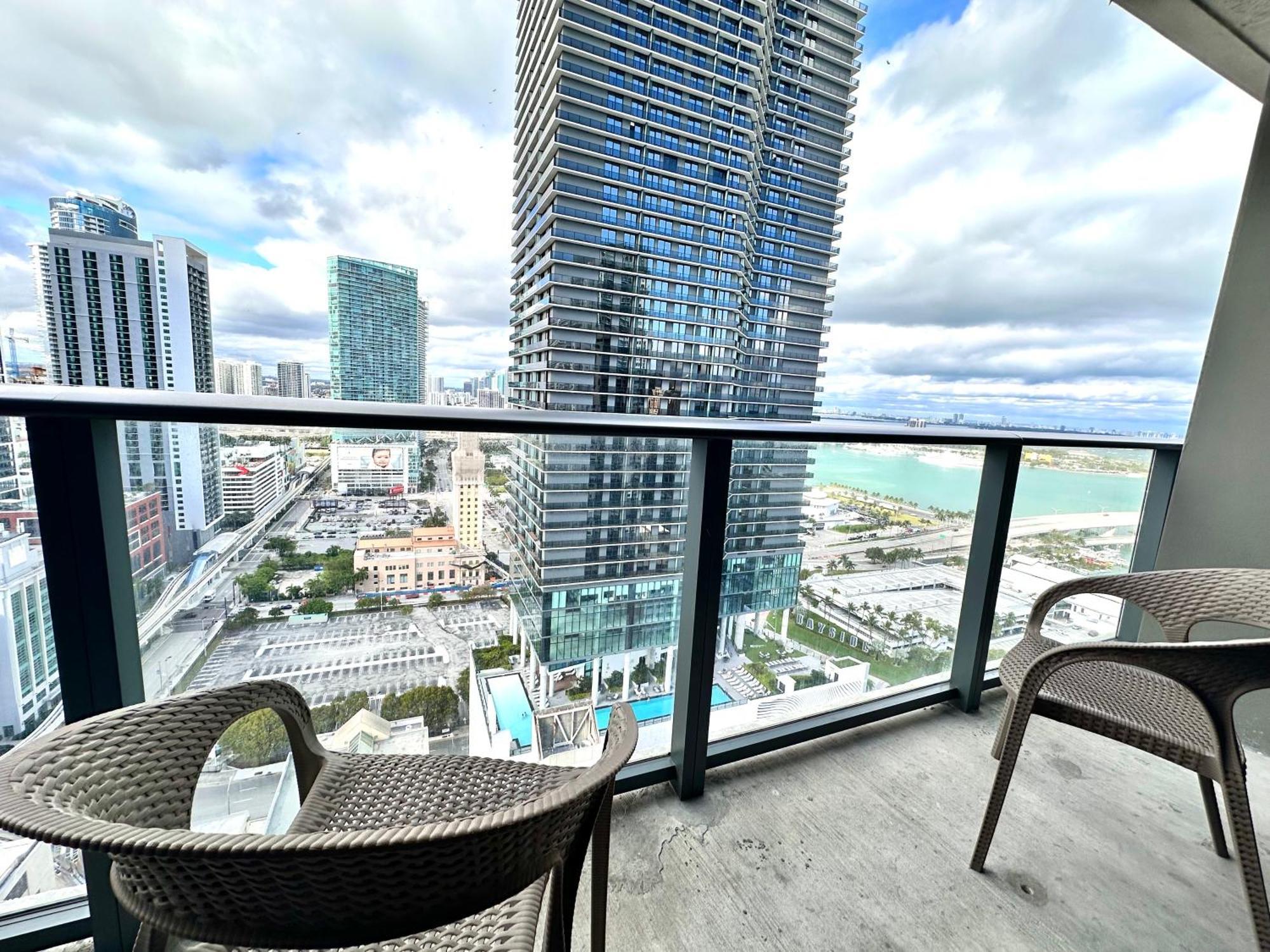 Апартаменты Luxury Loft - Free Parking - Ocean View - Brickell Downtown Майами Экстерьер фото