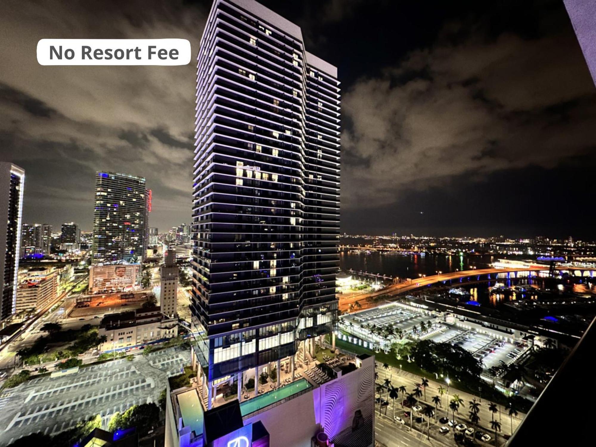 Апартаменты Luxury Loft - Free Parking - Ocean View - Brickell Downtown Майами Экстерьер фото