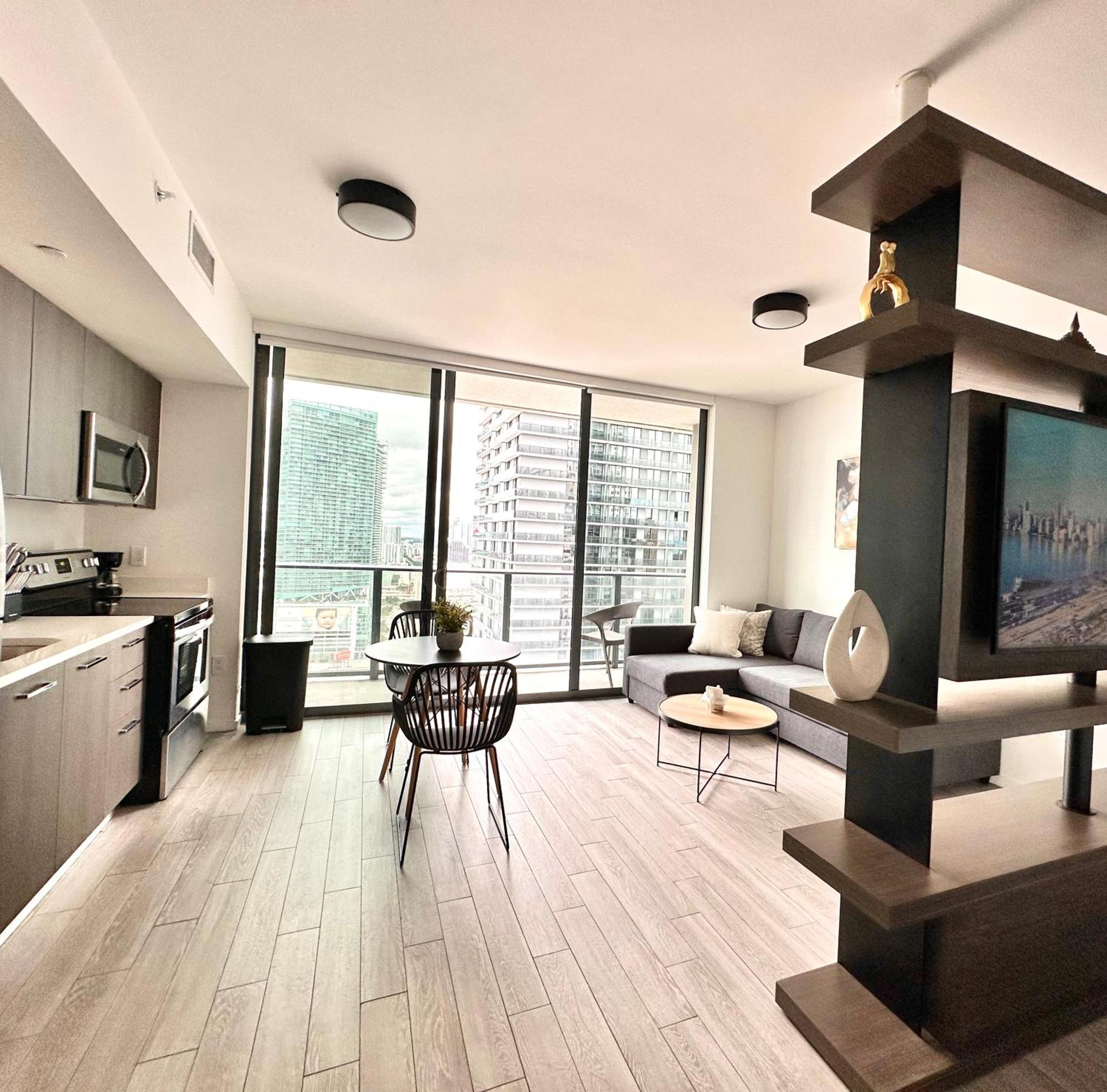 Апартаменты Luxury Loft - Free Parking - Ocean View - Brickell Downtown Майами Номер фото