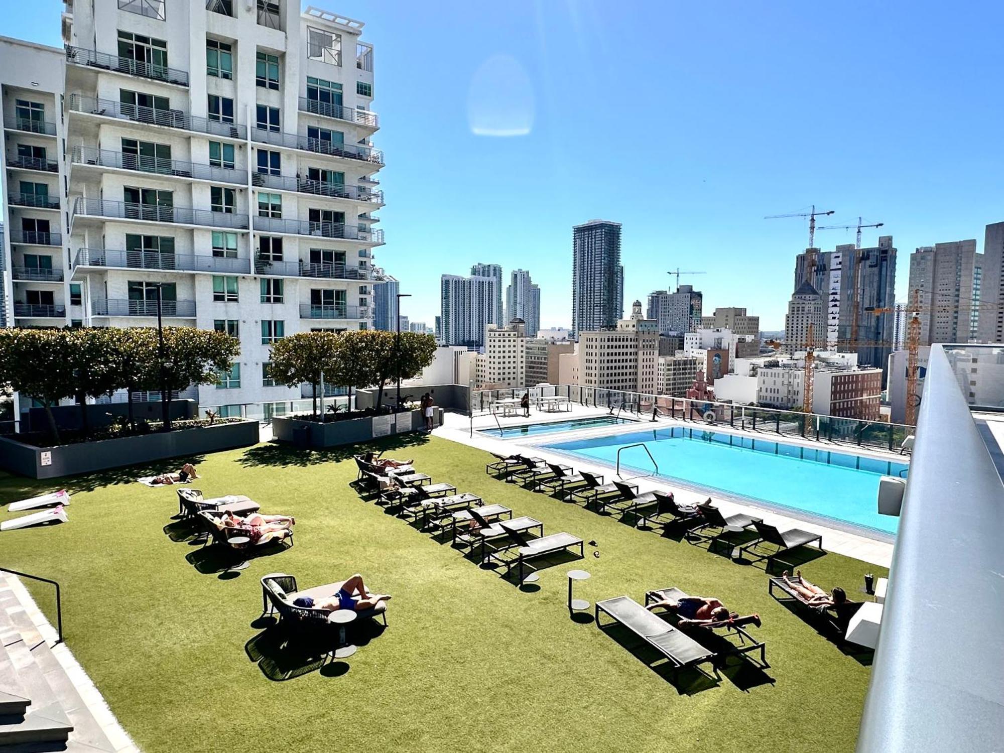 Апартаменты Luxury Loft - Free Parking - Ocean View - Brickell Downtown Майами Экстерьер фото
