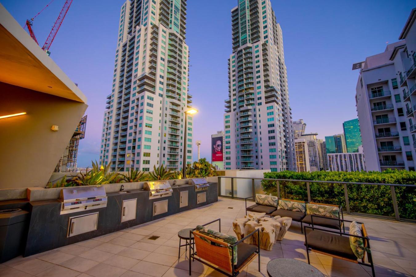 Апартаменты Luxury Loft - Free Parking - Ocean View - Brickell Downtown Майами Экстерьер фото