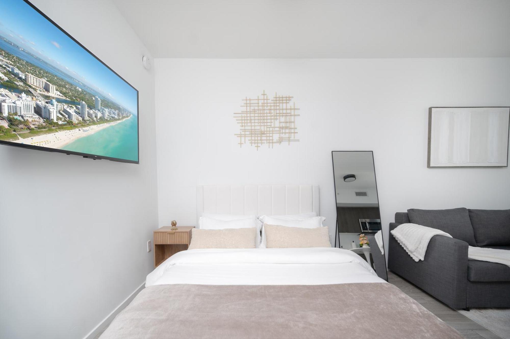 Апартаменты Luxury Loft - Free Parking - Ocean View - Brickell Downtown Майами Экстерьер фото