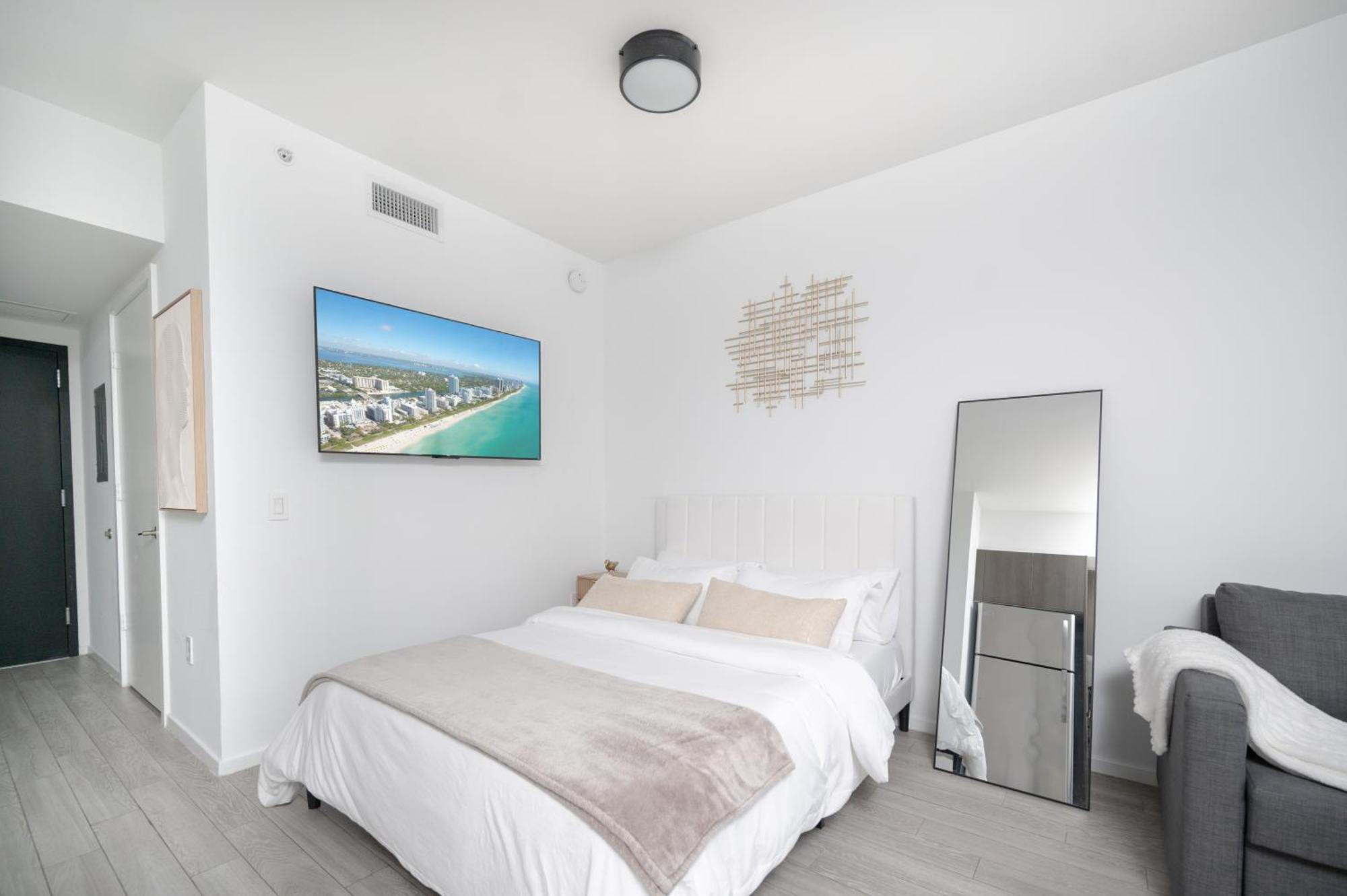 Апартаменты Luxury Loft - Free Parking - Ocean View - Brickell Downtown Майами Экстерьер фото